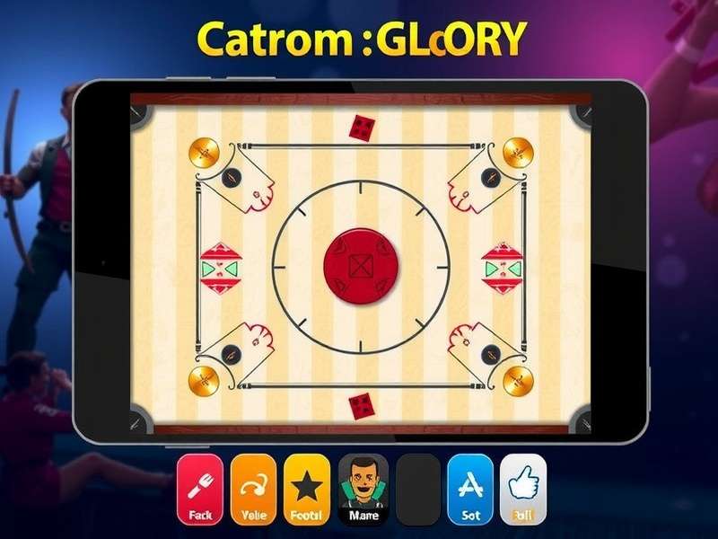 Carrom Glory Pro Game Screen